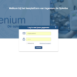 E-learing platform voor NEN cursussen Ingenium de Opleider